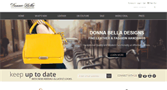 Desktop Screenshot of donnabelladesigns.com