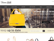 Tablet Screenshot of donnabelladesigns.com